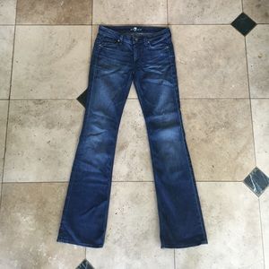 7 For All Mankind boot cut jeans size 27