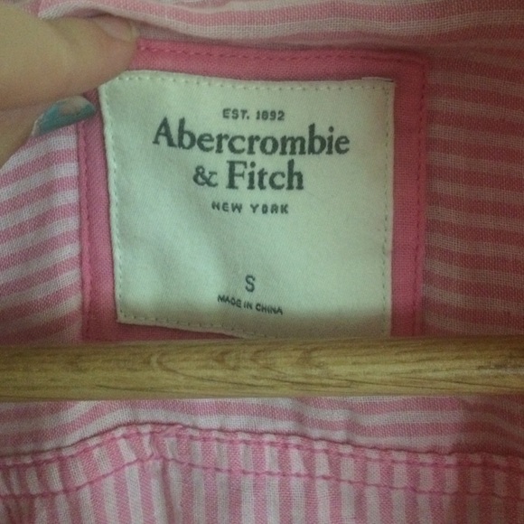 Pink button down from A&F ✨✨ - Picture 2 of 2