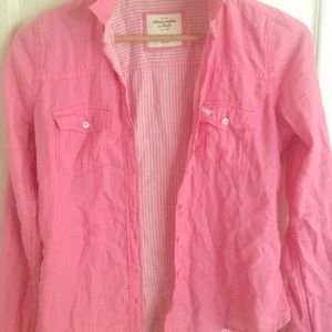 Pink button down from A&F ✨✨