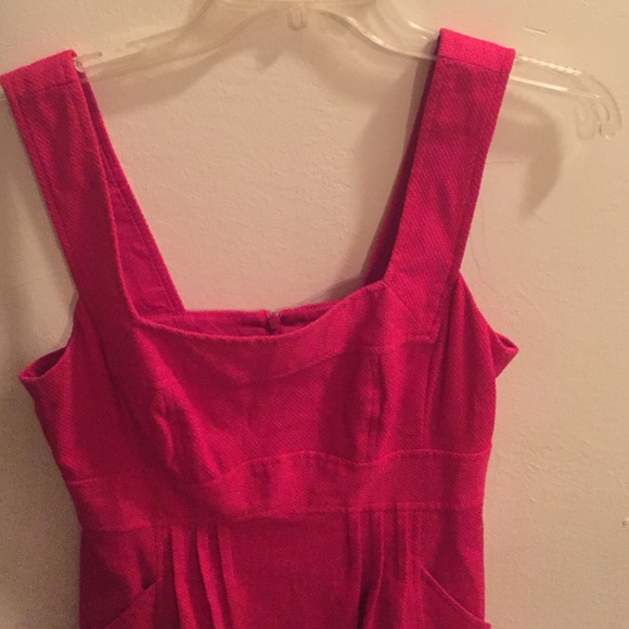 Nanette Lapore red dress size 4 with pockets - Picture 2 of 4