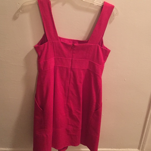 Nanette Lapore red dress size 4 with pockets - Picture 4 of 4
