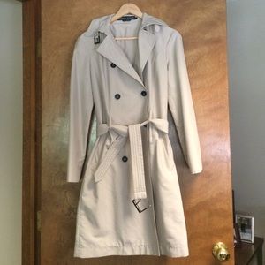 Adrienne Vittadini Trench Coat Size 4