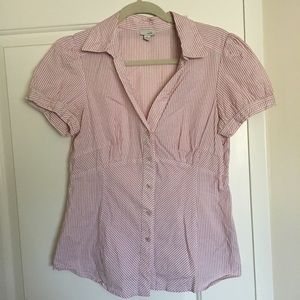 Odille Stripe Button Down Top