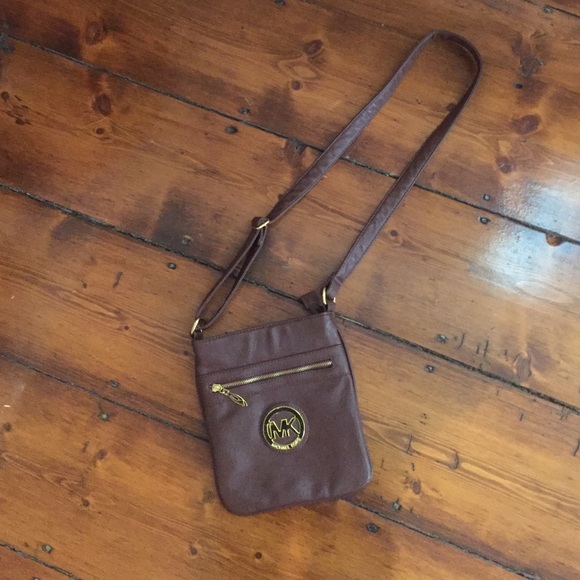 Michael Kors brown cross body bag