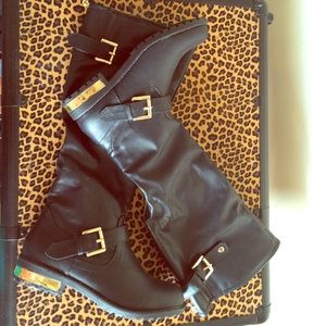 Black riding boots never worn!