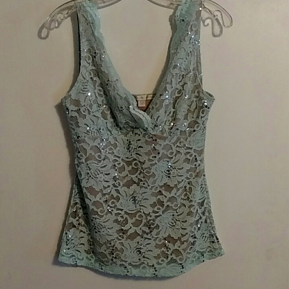 Boston Proper lace tank