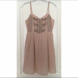 Light pink/nude dress with beading