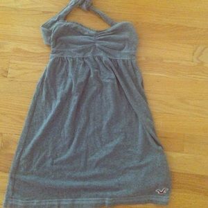 Hollister grey strapless dress ✨✨