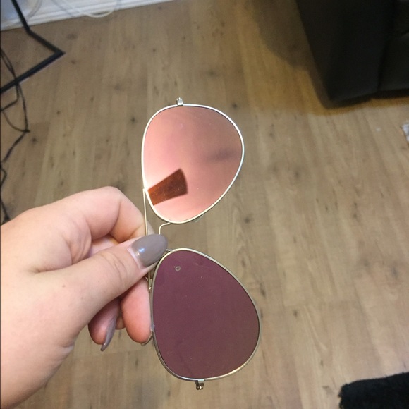 Pink Mirrored Sunglasses - Picture 1 of 2