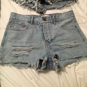 Forever 21 denim shorts
