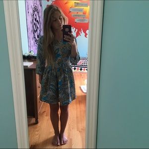Paisley 3/4 sleeve dress