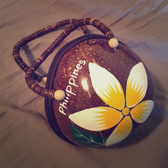 Authentic coconut purse