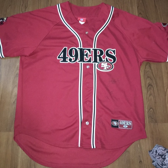 49ers baseball jersey style