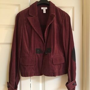 Maroon corduroy jacket