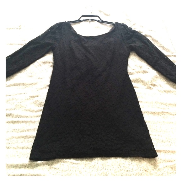 All lace black dress