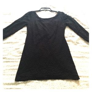 All lace black dress