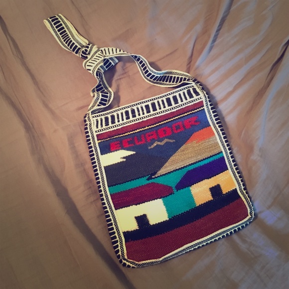 Hand woven purse from Ecuador