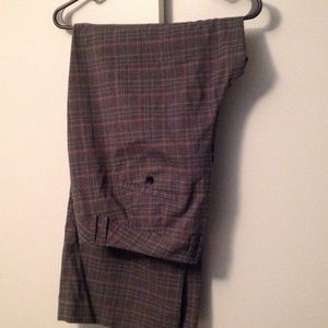 NWOT Lane Bryant plaid work pants (16 reg)