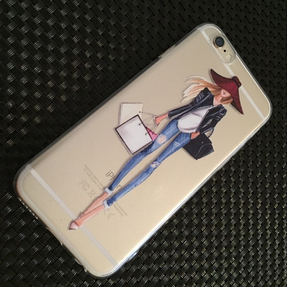 👜 FASHION GIRL IPHONE 7 8 X PLUS SOFT SILICON - Picture 3 of 3