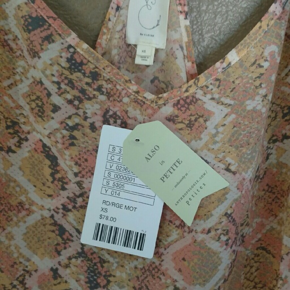 Closet Clear Out! NWT Anthropologie Tank - Picture 2 of 3