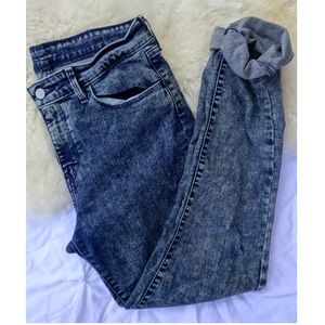 Levi's High-Rise Acid Wash Jeans