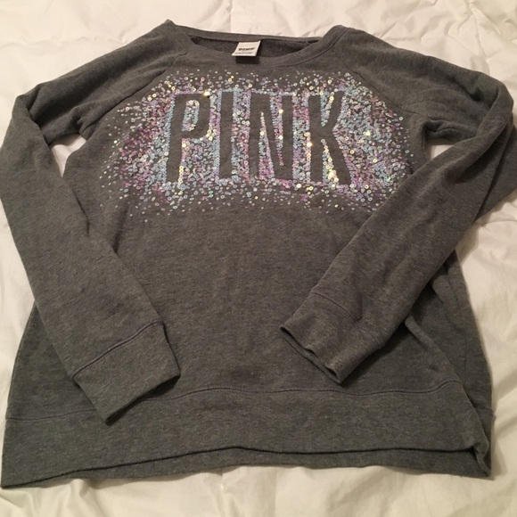PINK thin crew neck