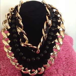 Golden Big Thick Chain Necklace