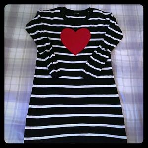 Express Heart Sweater Dress