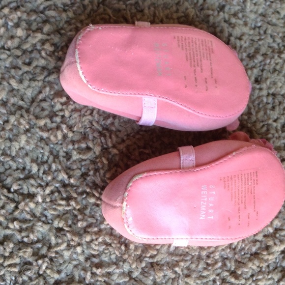 pink flowered flats by Stuart Weitzman - Picture 2 of 3