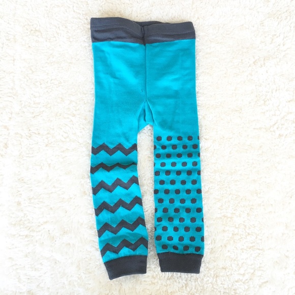 LAST SMALL⭐️Blue Monster Knit Leggings - Picture 2 of 3