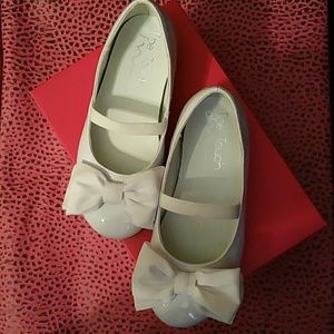 White Ballet Flats