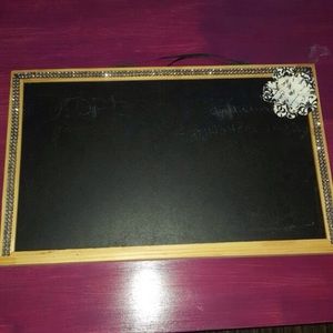 Hanging chalkboard