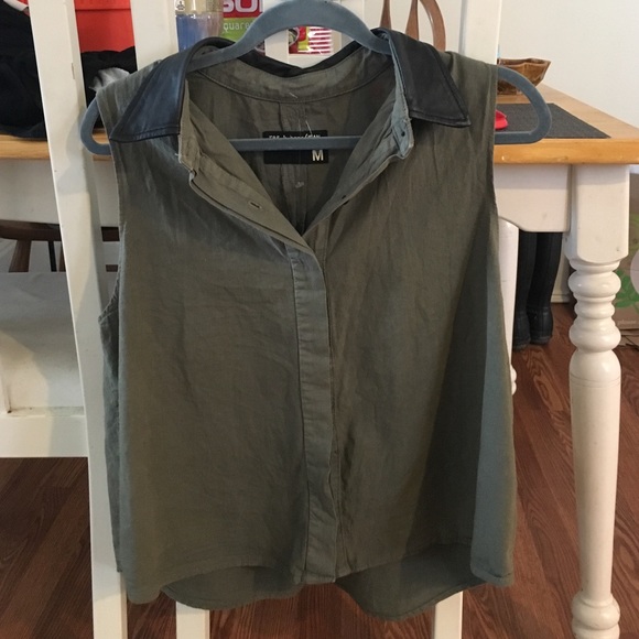 Rag and Bone button up tank