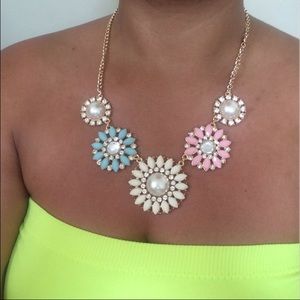 Crystal Flower Necklace