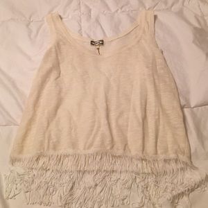 Cute fringe crop top