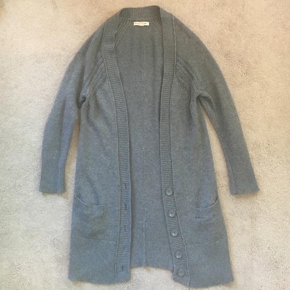 Long Gray Cardigan