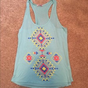 Tribal Print Top