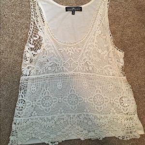 Cream tank top