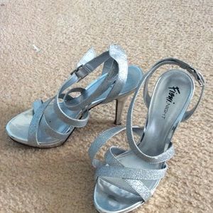 Silver heels