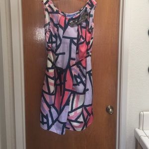 Vera Wang Multi color dress
