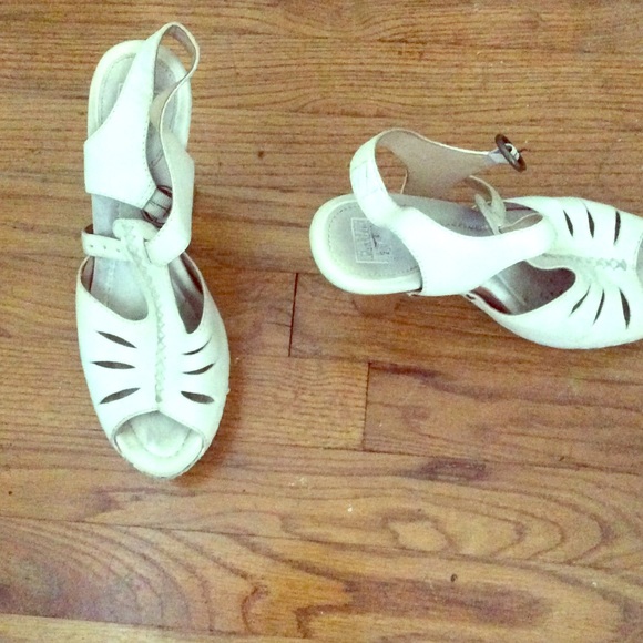 Frye platform heels
