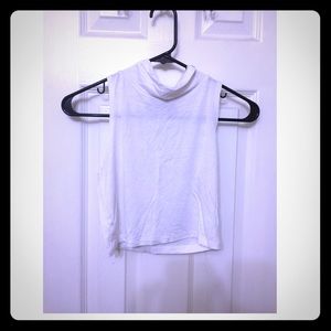White crop top