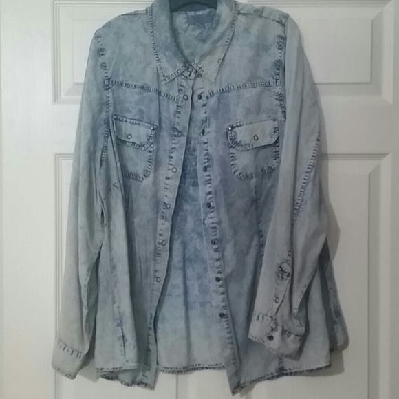 Forever 21 Acid Wash top