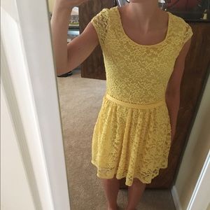 Yellow Lace Dress