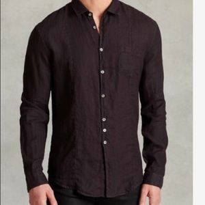 Linen slim fit sport shirt.