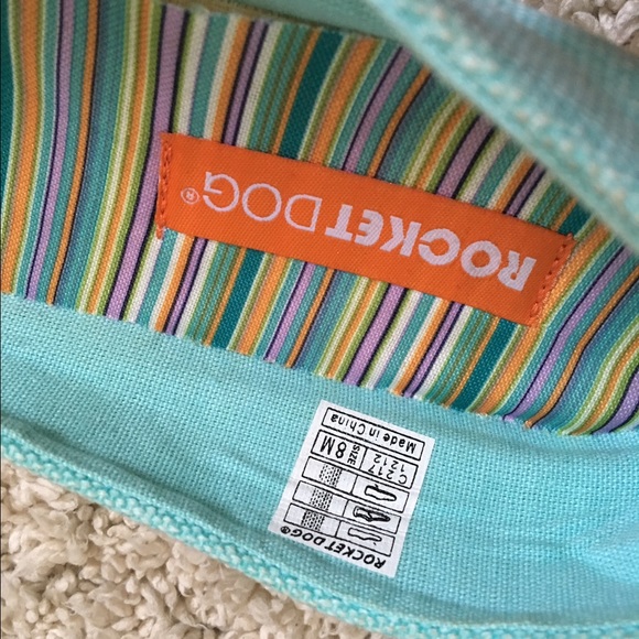 Cute Turquoise Slip ons - Picture 2 of 4