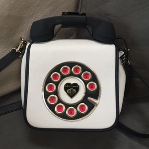 Betsey Johnson Kitchi Telephone Crossbody Bag
