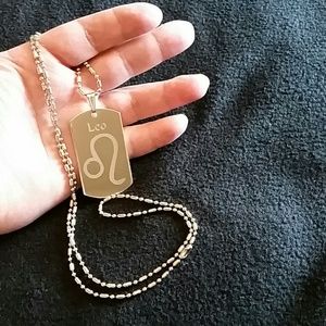 LEO ID DOG TAG WITH CHAIN