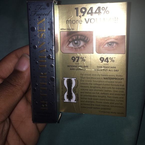Mini Too Faced Better Than Sex Waterproof Mascara