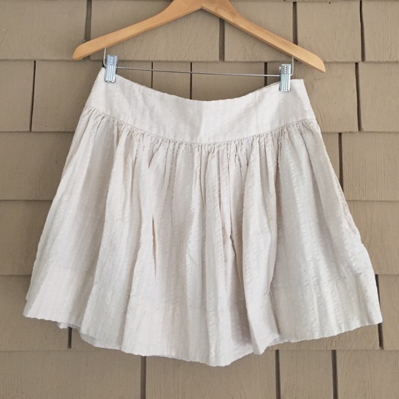 French Connection Seersucker Skirt